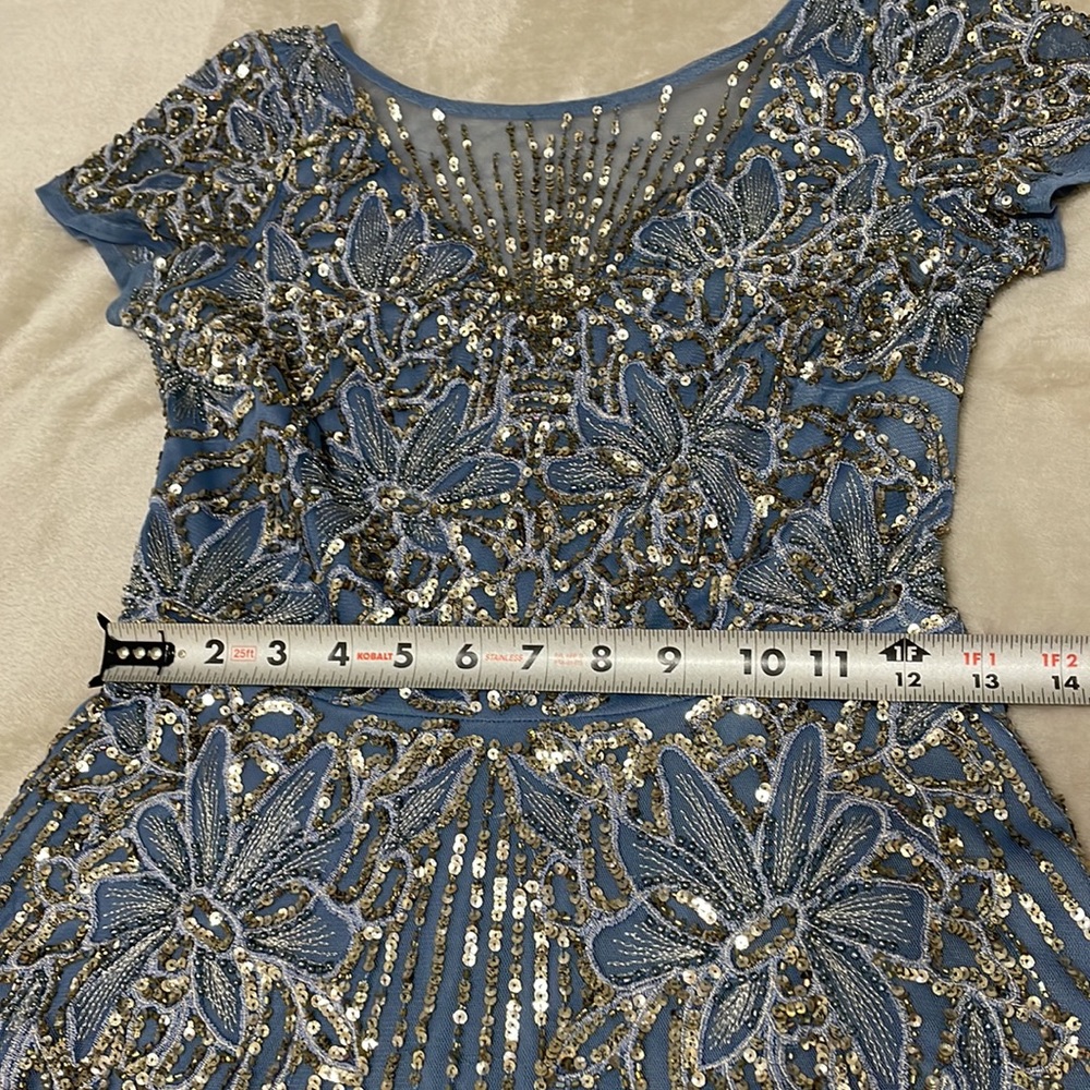 Aidan Maddox beaded cocktail dress size 0 - Picture 14 of 17